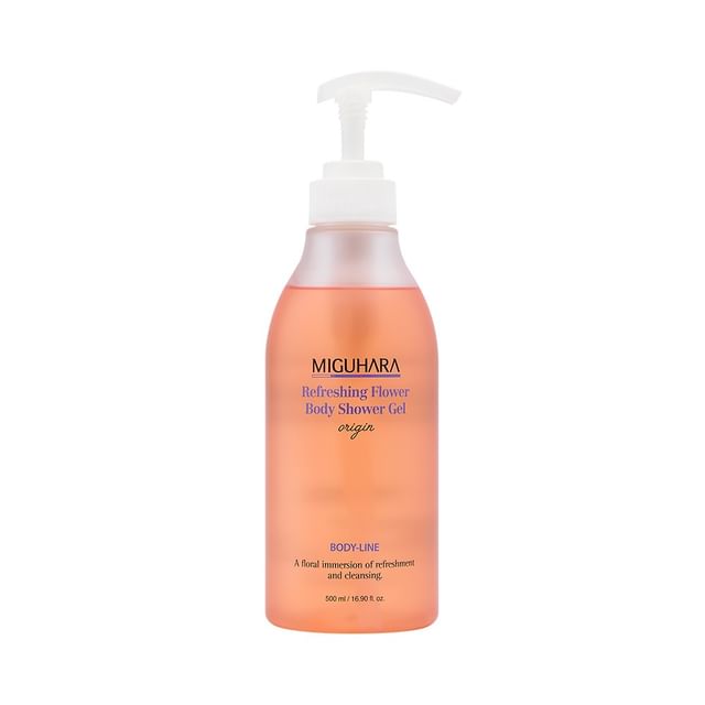 Refreshing Flower Body Shower Gel Origin 500ml, MIGUHARA MIGUHARA Body Wash