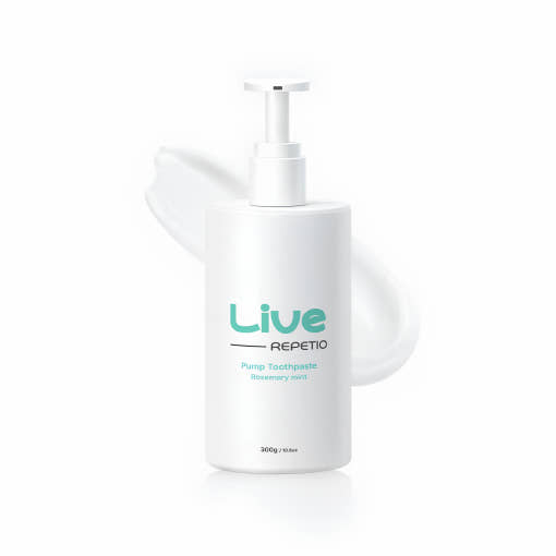 Repetio Pumping Toothpaste (Rosemary Mint) 300g, Live orals