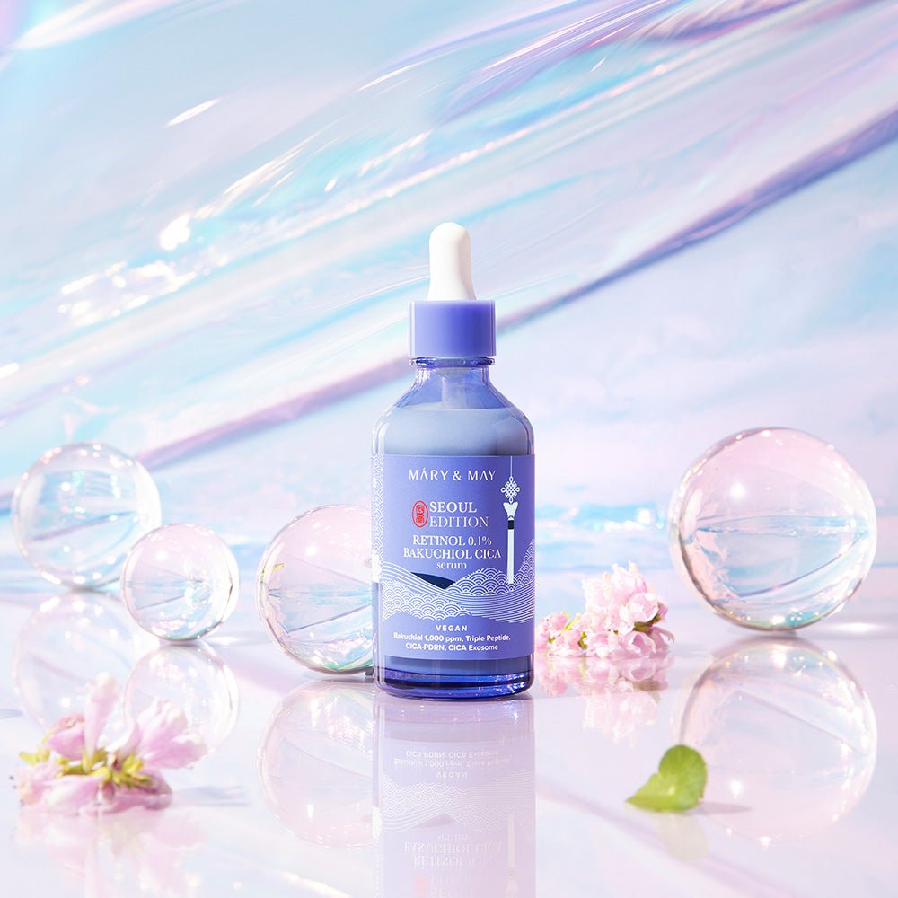Retinol 0.1% Bakuchiol Cica Serum 80ml, MARY & MAY MARY & MAY Anti-Aging Serum