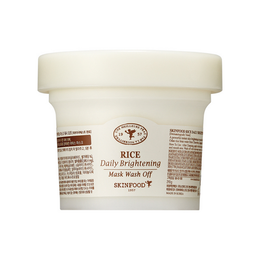 Rice Daily Brightening Mask Wash Off 210g, SKINFOOD SKINFOOD Wash Off Mask