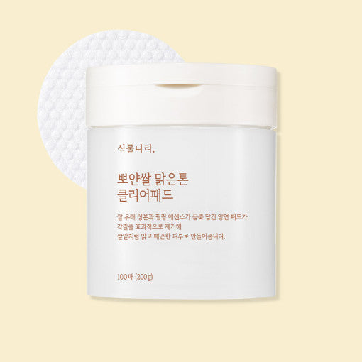 Rice Water Fair Tone Clear Pad 100P 200g, Shingmulnara Shingmulnara Toner Pad