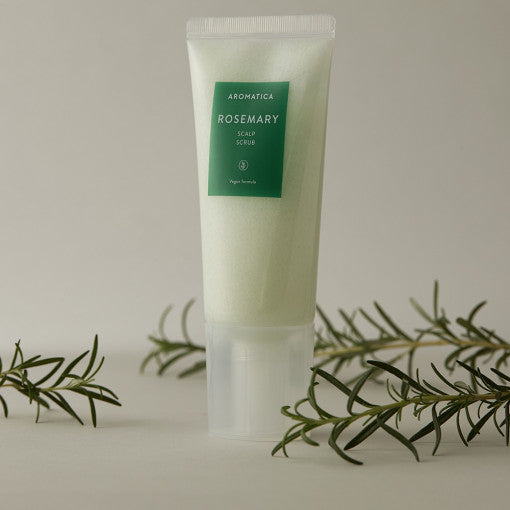 Rosemary Scalp Scrub 165g, AROMATICA AROMATICA Scalp Treatment