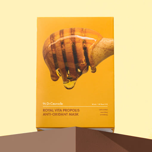 Royal Vita Propolis Anti-Oxidant Mask 30ml*10ea, Dr.Ceuracle Dr.Ceuracle Sheet Mask