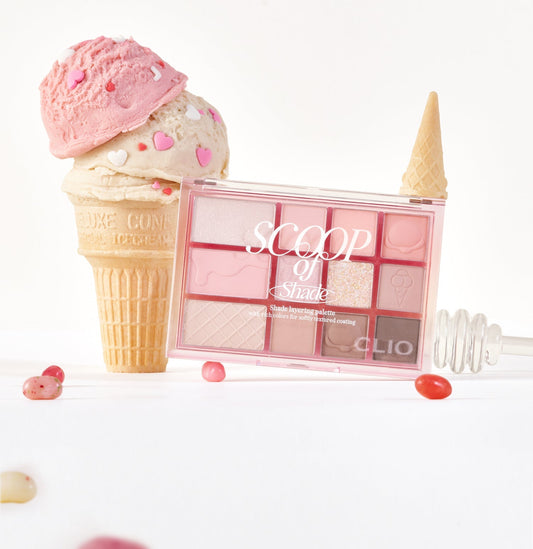 SHADE & SHADOW PALETTE 03 SCOOP OF SHADE, CLIO CLIO Eyeshadow