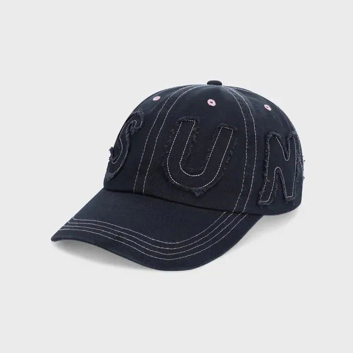 SUNLOVE Cut Off Capital Cap (NewJeans WEAR)-1