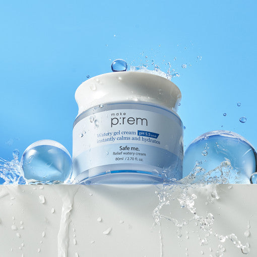 Safe Me. Relief Watery Cream 80ml, make p:rem make p:rem Face Cream