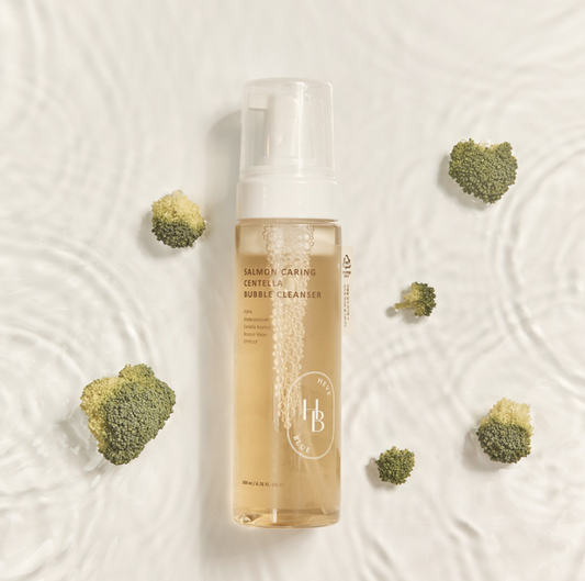 Salmon Caring Centella Bubble Cleanser 200ml, HEVEBLUE