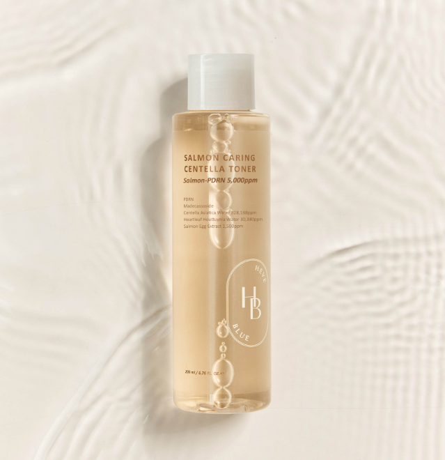 Salmon Caring Centella Toner 200ml, HEVEBLUE