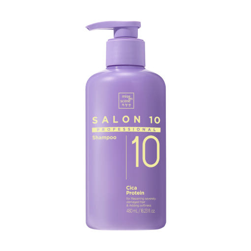 Salon 10 Professional Cica Protein Shampoo 480ml, mise en scene mise en scene Shampoo