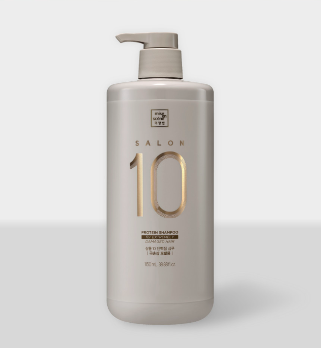 Salon 10 Protein Shampoo for Extremely Damaged Hair 1150ml, mise en scene mise en scene Shampoo