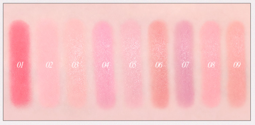 Satin Dohwa Balm 2.7g-3g, tooq tooq Face Blush