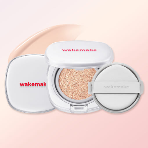 Seamless Wear Cushion SPF50+ PA+++ 15g+15g(Refill) (6colors), WAKEMAKE WAKEMAKE Cushion Foundation