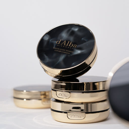 Serum Glow Tension Cover Cushion 17g+17g(refill),d'Alba d'Alba Cushion Foundation
