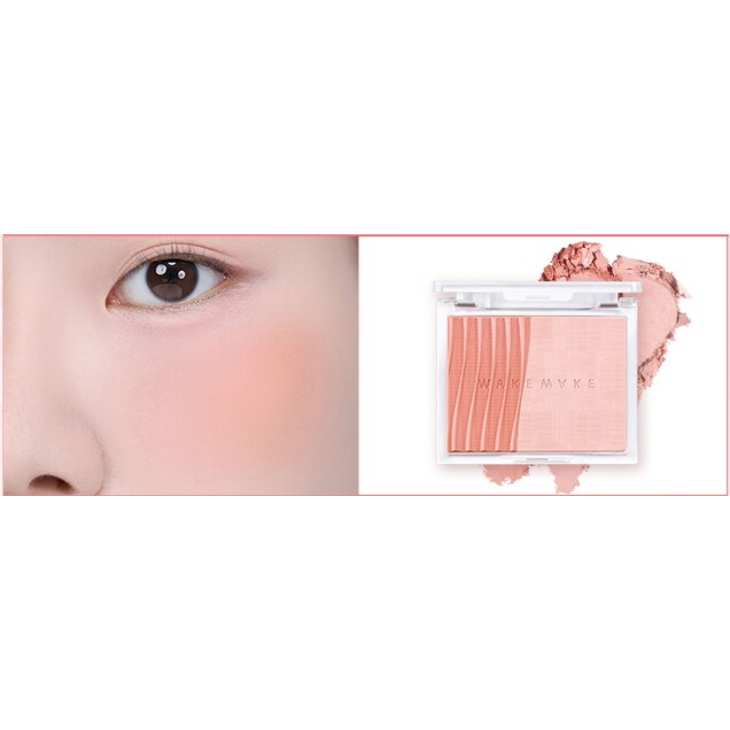 Sheer Layering Dual Blusher (5 Colours), WAKEMAKE WAKEMAKE Face Blush