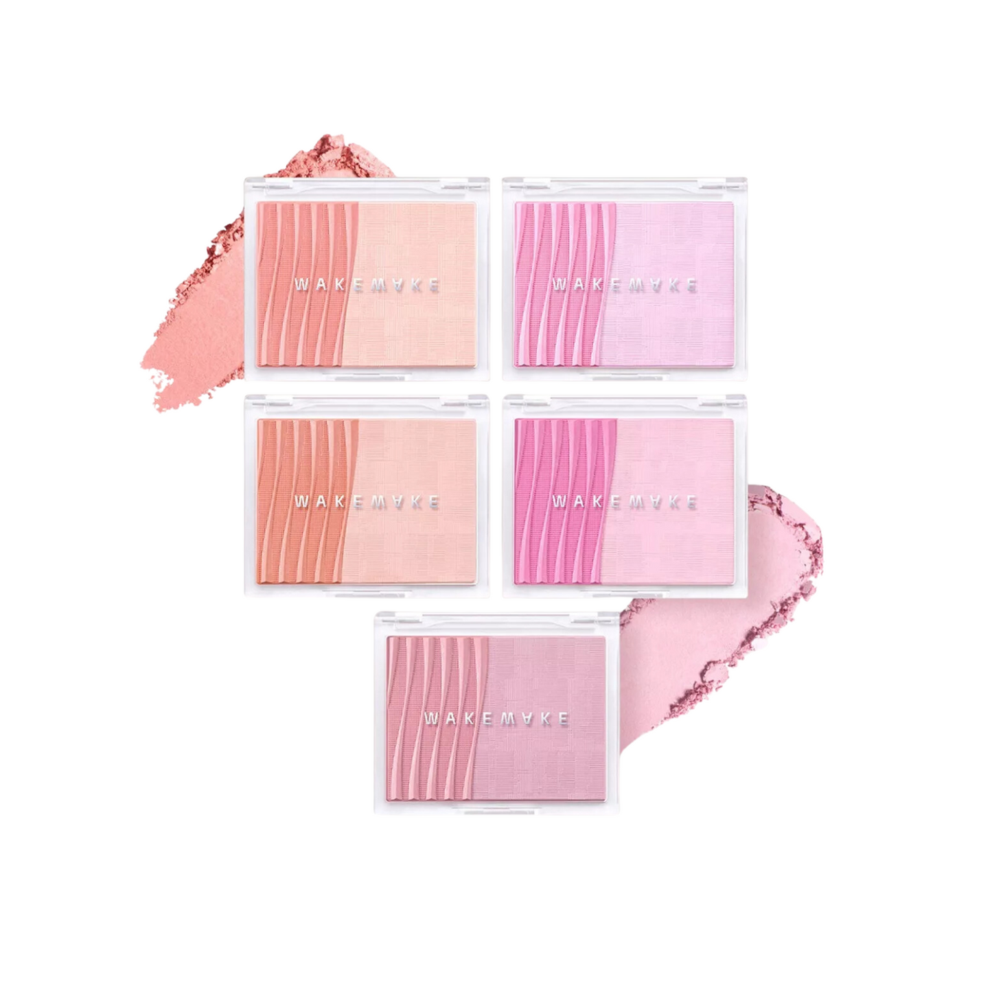 Sheer Layering Dual Blusher (5 Colours), WAKEMAKE WAKEMAKE Face Blush