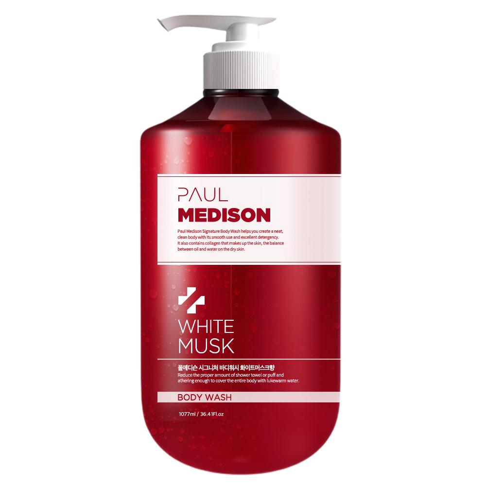 Signature Body Wash White Musk fragrance 1077mL, PAUL MEDISON PAUL MEDISON Body Wash