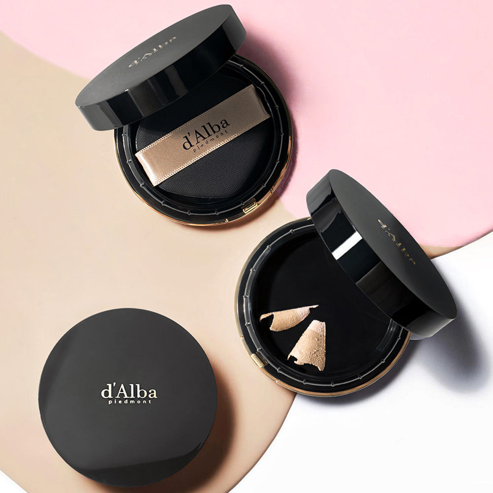 Skin Fit Grinding Serum Cover Pact 20g+20g(refill) SPF50+/PA++++, d'Alba d'Alba Cushion Foundation