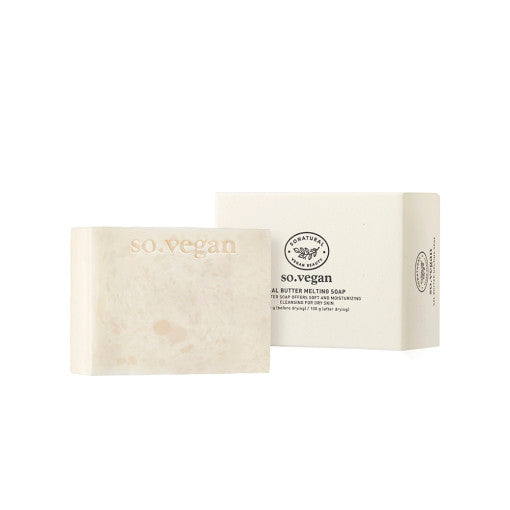 So Vegan Sal Butter Melting Soap 100g, so natural so natural Bar Soap
