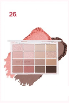Soft Blurring Eye Palette 14g (17colors), WAKEMAKE WAKEMAKE Eye Palette
