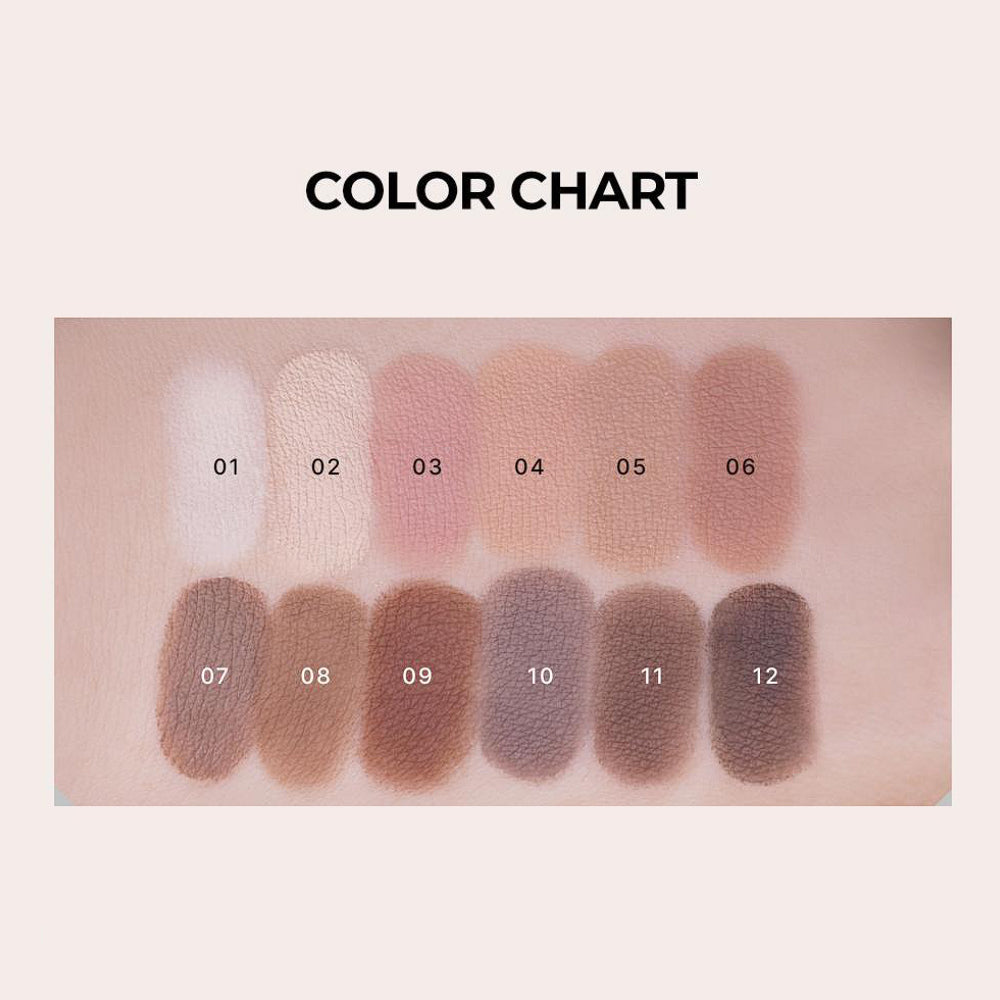 Soft Drawing Brow Palette, WAKEMAKE WAKEMAKE Eyebrow Shadow Palette