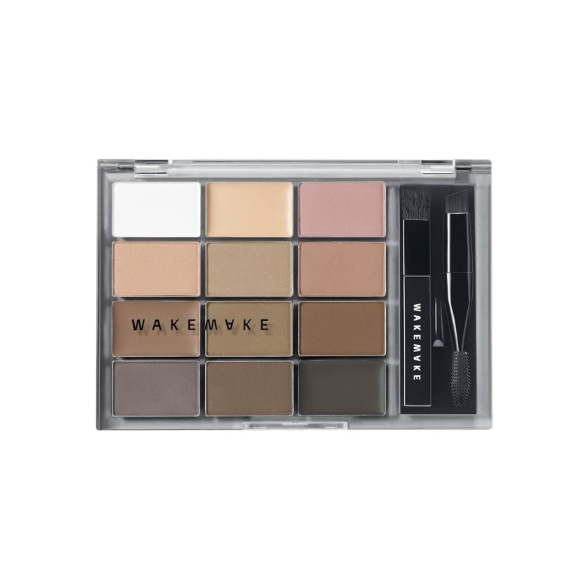Soft Drawing Brow Palette, WAKEMAKE WAKEMAKE Eyebrow Shadow Palette