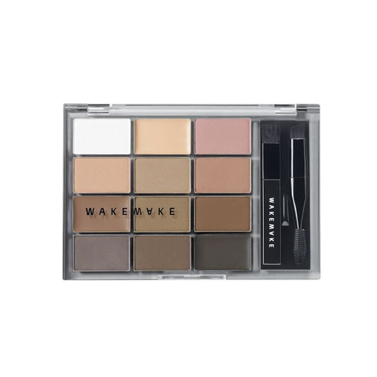 Soft Drawing Brow Palette, WAKEMAKE WAKEMAKE Eyebrow Shadow Palette