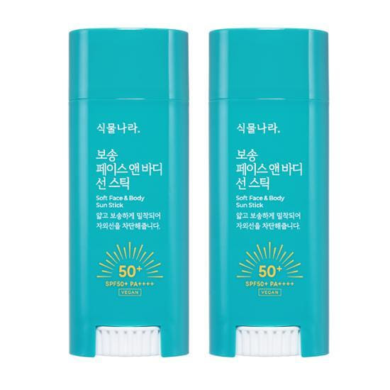 Soft Face & Body Sun Stick SPF50+ PA++++ 30g+30g, Shingmulnara Shingmulnara Sun Stick