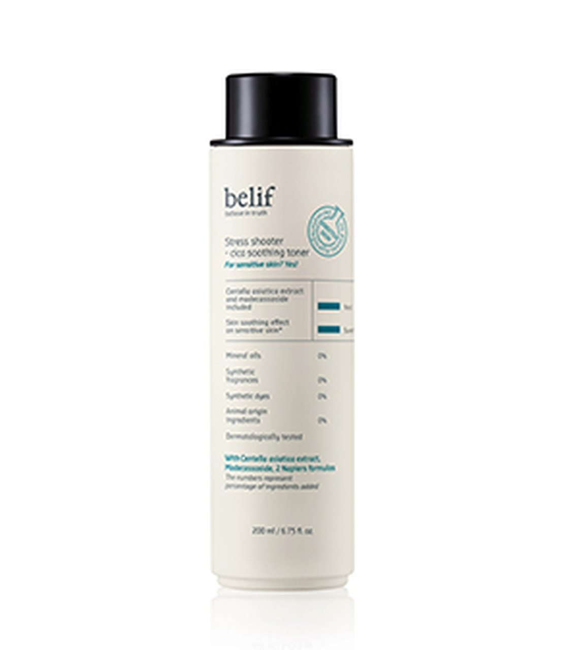 Stress Shooter-cica Sooting Toner 200ml, belif belif Balancing Toner