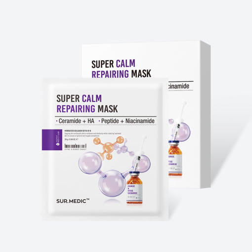 Super Calm Repairing Mask 28g × 10ea, NEOGEN NEOGEN Treatment Mask