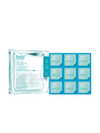 Super Drops Multi-7 Hyaluronic Frozen Serum 5ml*9 Capsules, belif