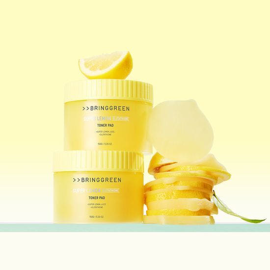 Super Lemon Glutathione Toner Pad Set 150g/90pads + 150g/90pads(Refill), BRINGGREEN BRINGGREEN Toner Pad