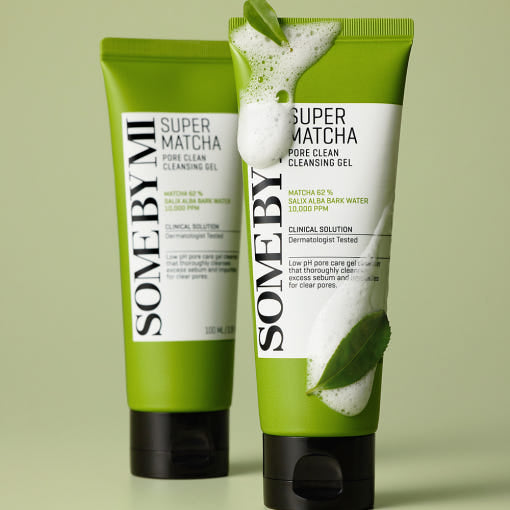 Super Matcha Pore Clean Cleansing Gel 100ml, SOME BY MI SOME BY MI Cleansing Gel
