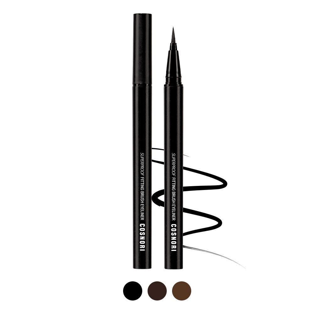 Super Proof Fitting Brush Eyeliner 0.6g (3 Colors), COSNORI COSNORI Eyeliner