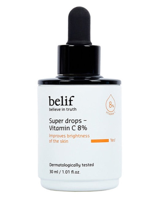 Super drops Vitamin C 8% Ampoule 30ml, belif