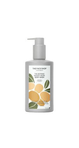 THE BOTANIC WOODY MUSK BODY WASH 350ml, THE FACE SHOP THE FACE SHOP Body Wash