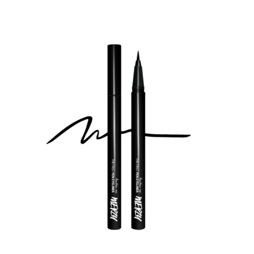 THE FIRST PEN EYELINER 0.5g (3 Colos), MERZY MERZY Eyeliner