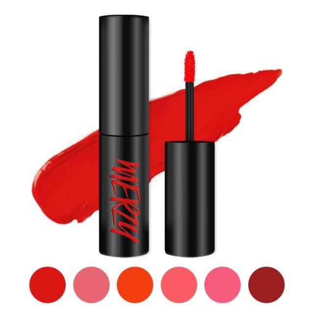 THE FIRST VELVET TINT SEASON 1 (V1~V6) 4.5g (6 Colors), MERZY MERZY Lip Stains
