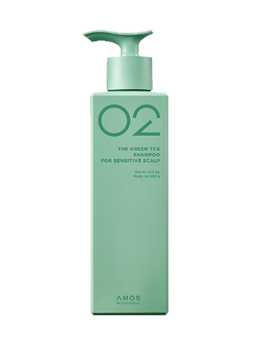 THE GREEN TEA SHAMPOO FOR SENSITIVE SCALP 500ml, amos PROFESSIONAL amos PROFESSIONAL Shampoo