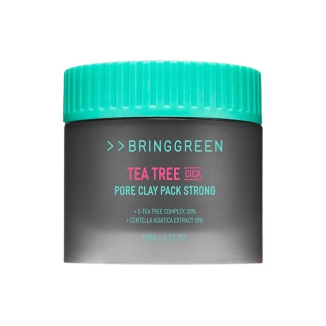 Tea Tree Cica Pore Clay Pack Strong 100g, BRINGGREEN BRINGGREEN Clay Mask