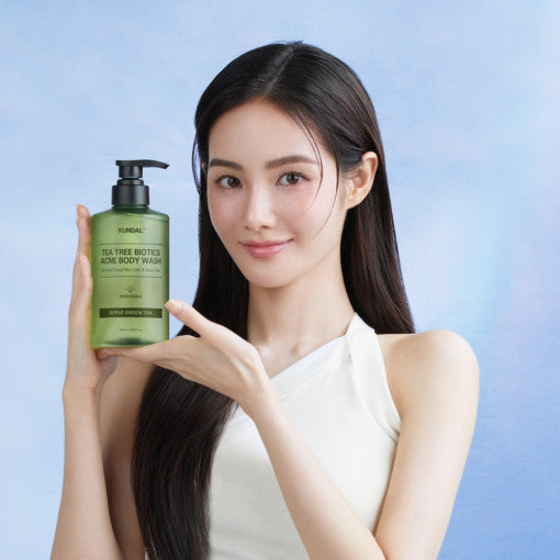 Tee Tree Bioticts Acne Body Wash 500ml #Apple Green Tea, KUNDAL-1
