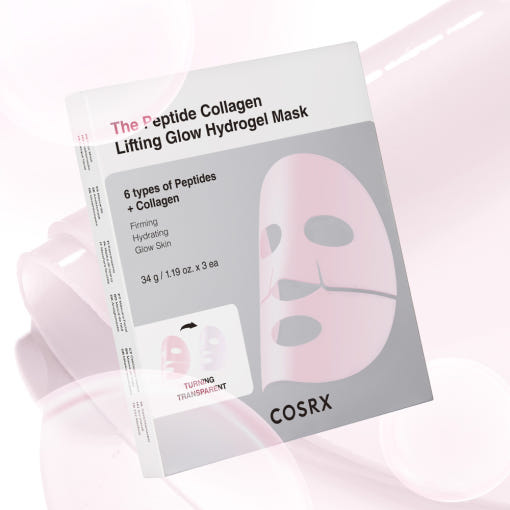 The Peptide Collagen Lifting Glow Hydrogel Mask 34g X 3ea, COSRX COSRX Facial Mask