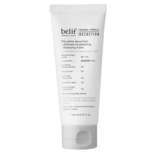 The White Decoction Ultimate Brightening Cleansing Foam 100ml, belif