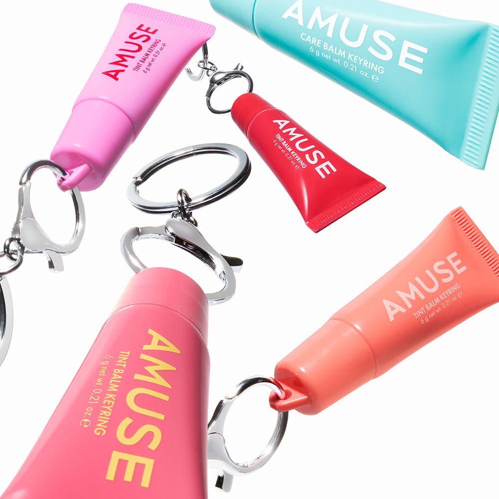 Tint Balm Keyring 6g (5 Colors), AMUSE AMUSE Lip Tint