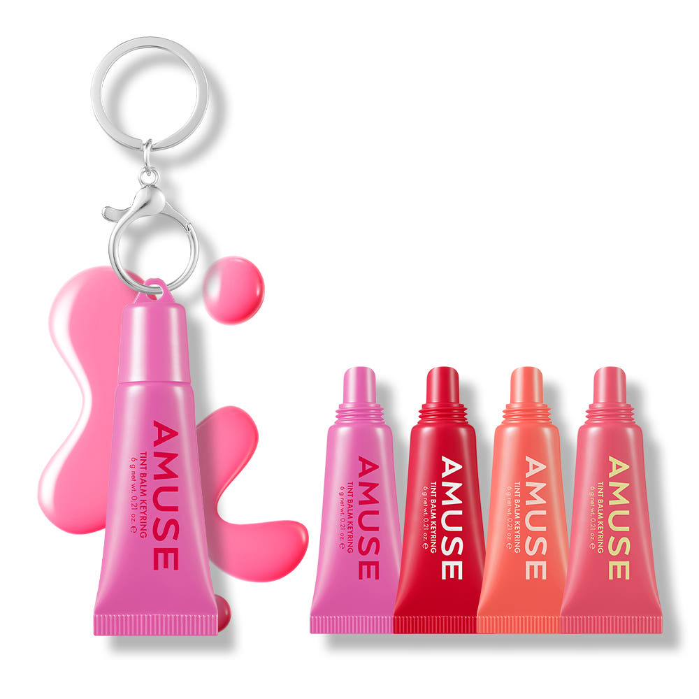 Tint Balm Keyring 6g (5 Colors), AMUSE AMUSE Lip Tint
