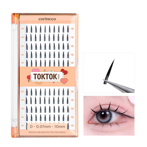 Toktok-Hara Bold Eyelash 100pcs (3 Types), CORINGCO CORINGCO False Eyelashes