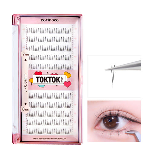 Toktok-Hara Under Eyelashes (110pcs, 200pcs) (3 Types), CORINGCO CORINGCO False Eyelashes