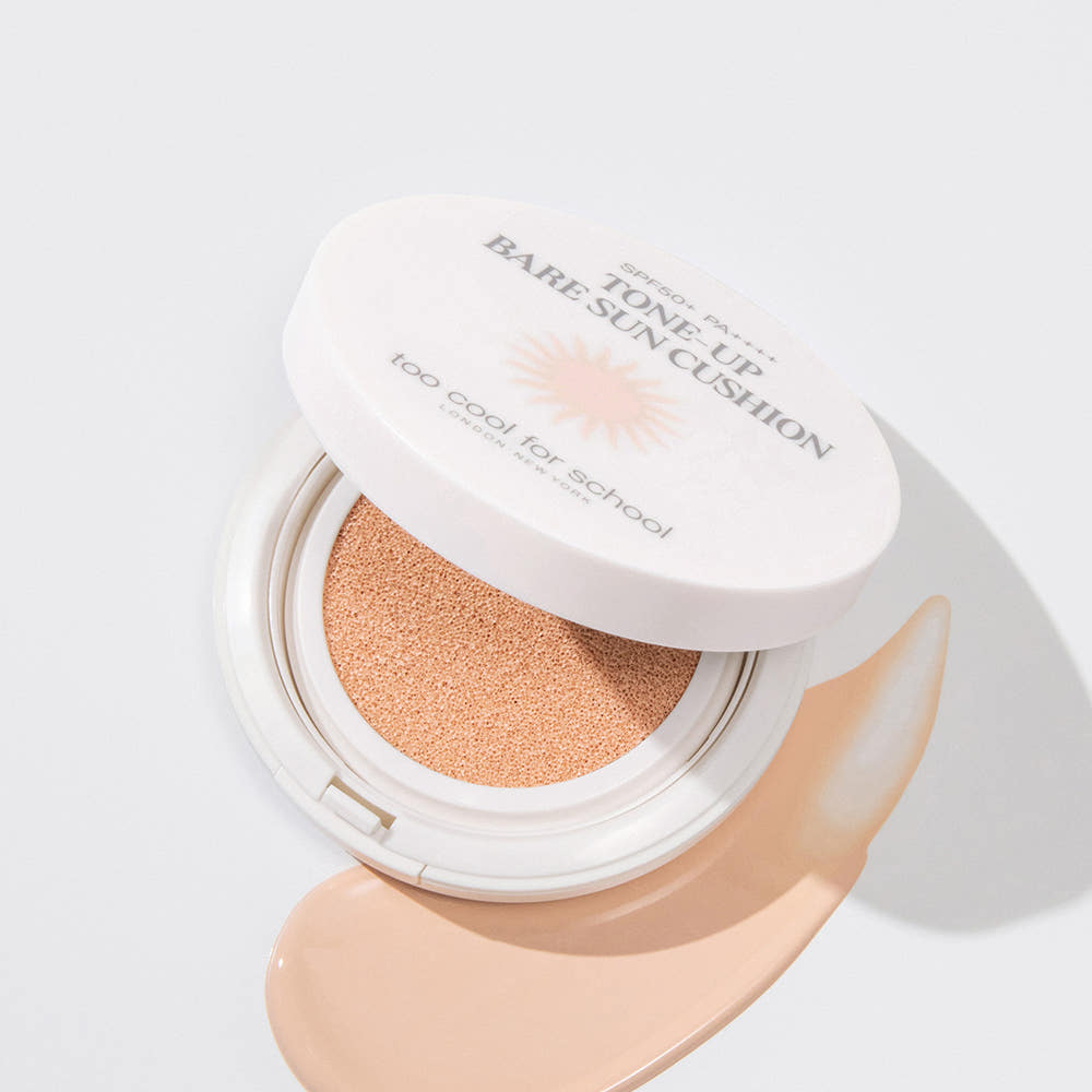 Tone-Up Bare Sun Cushion SPF50+PA++++ 15g, TOO COOL FOR SCHOOL TOO COOL FOR SCHOOL Sun Cushion