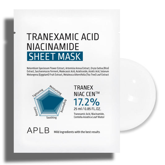 Tranexamic Acid Niacinamide Sheet Mask 25ml X 10ea, APLB APLB Sheet Mask