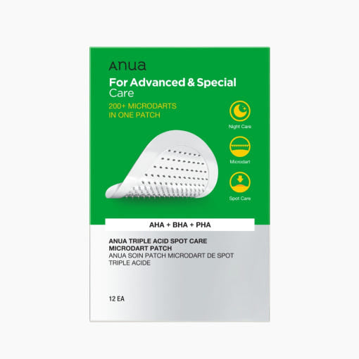 Triple Acid Spot Care Microdart Patch 12ea, Anua Anua Spot Patch