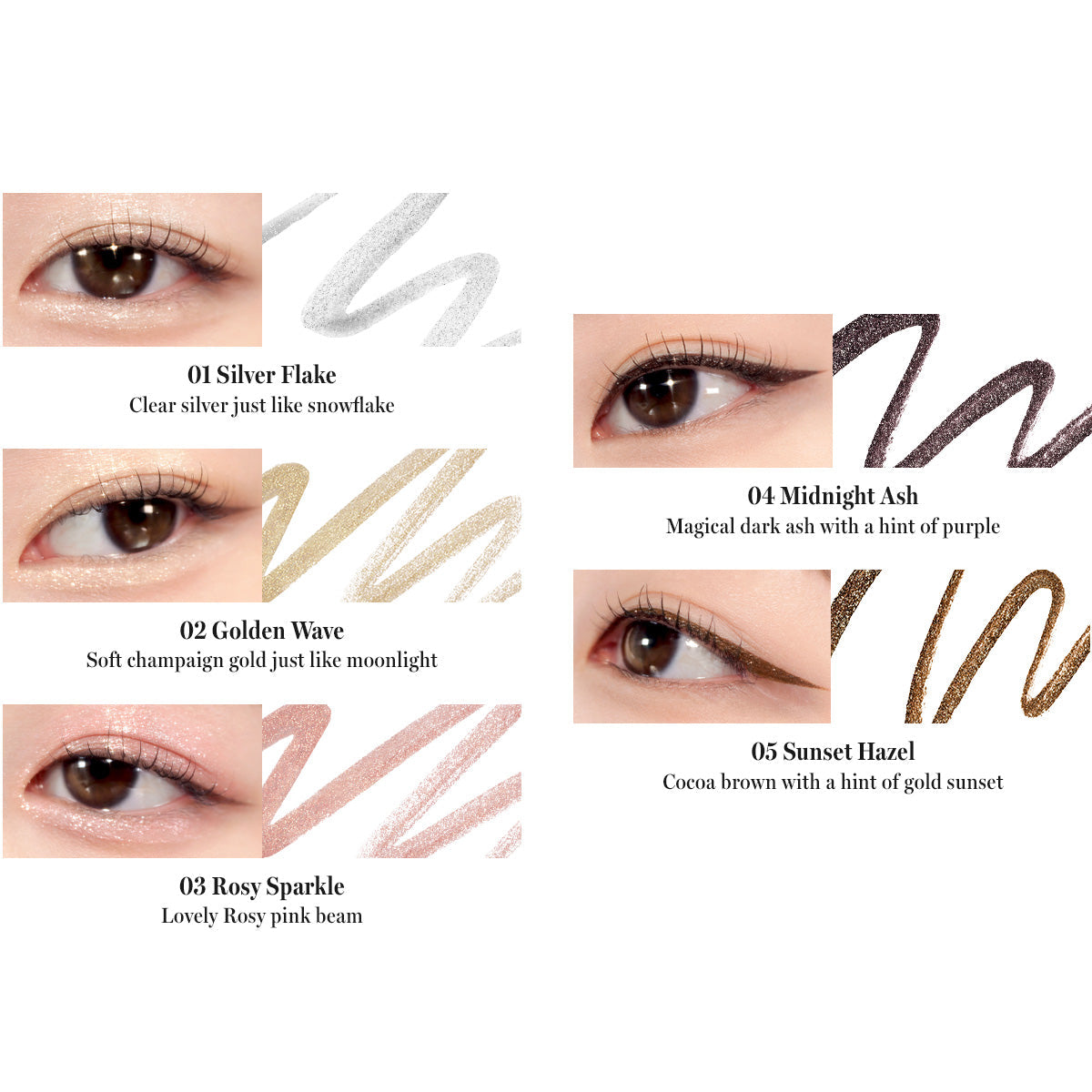 Twinkle Pen Liner 0.5g, rom&nd rom&nd Eyeliner